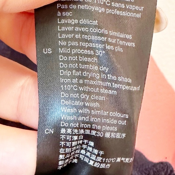 Sandro Blason Ruffled Collar Layered-Look Sweatshirt XS - Picture 10 of 12